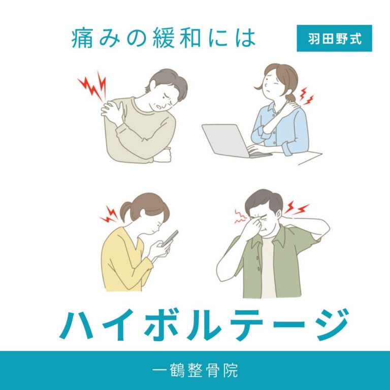 痛みの緩和にはハイボルテージ/下松/整骨院